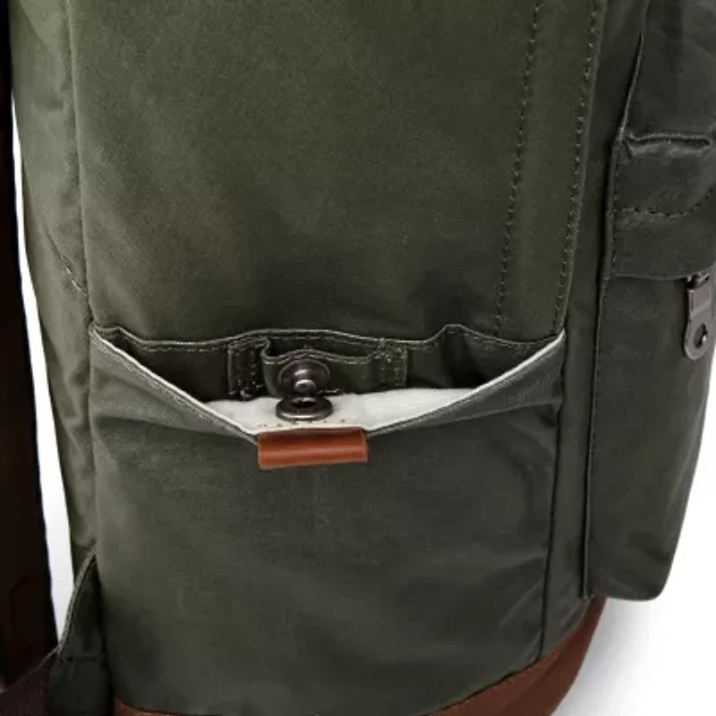 TSD Brand Urban Light Coated Canvas Laptop Backpack