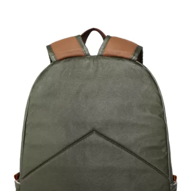 TSD Brand Urban Light Coated Canvas Laptop Backpack