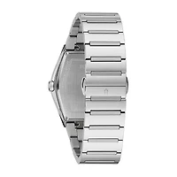 Bulova Modern Mens Silver Tone Stainless Steel Bracelet Watch 96a258