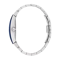 Bulova Modern Mens Silver Tone Stainless Steel Bracelet Watch 96a258