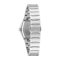 Bulova Modern Womens Silver Tone Stainless Steel Bracelet Watch 96l293