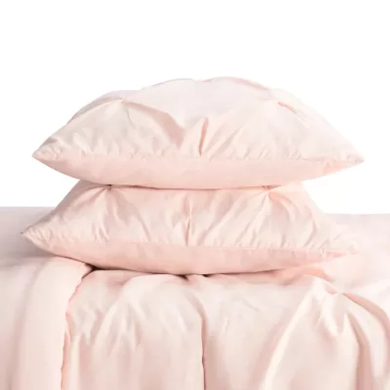 Serta Simply Clean™ Pleated All-Season Antimicrobial Treated 3-pc. Comforter Set
