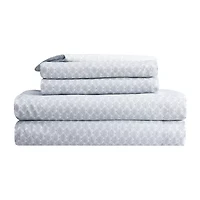 Serta Simply Clean™ Pleated Antimicrobial Treated Complete Bedding Set