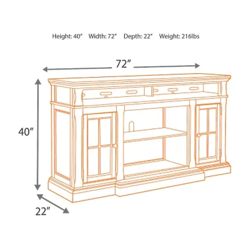 Signature Design by Ashley® Roddinton Living Room Collection TV Stand