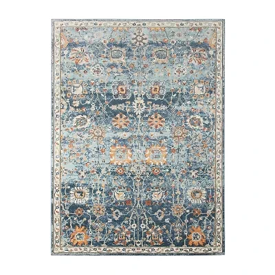 Amer Rugs Bethleham Cerr Floral Indoor Outdoor Rectangular Accent Rug