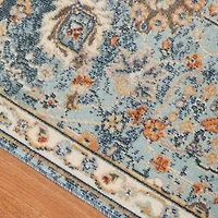 Amer Rugs Bethleham Cerr Floral Indoor Outdoor Rectangular Accent Rug