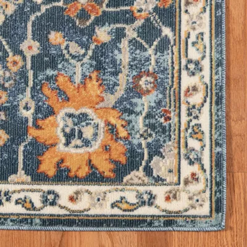 Amer Rugs Bethleham Cerr Floral Indoor Outdoor Rectangular Accent Rug