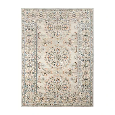 Amer Rugs Bethleham Seia Bordered Indoor Outdoor Rectangular Accent Rug