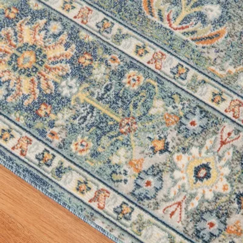 Amer Rugs Bethleham Seia Bordered Indoor Outdoor Rectangular Accent Rug