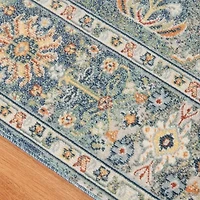 Amer Rugs Bethleham Seia Bordered Indoor Outdoor Rectangular Accent Rug