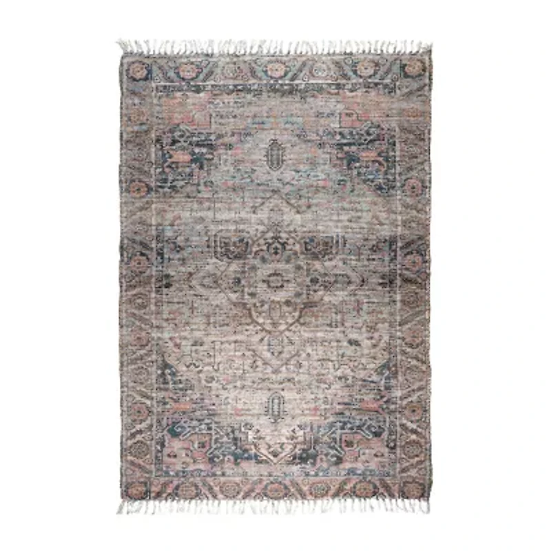 Amer Rugs Prenell Hatha Farmhouse Serapi Bordered Indoor Rectangular Accent Rug
