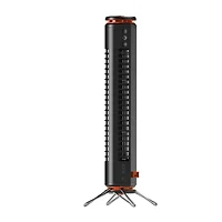 Sharper Image 12" Airbar Usb Powered With Full-Range Tilt Tower Desk Fan