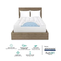 Bodipedic™ Home 4 Inch Hybrid Memory Foam and Fiber Topper