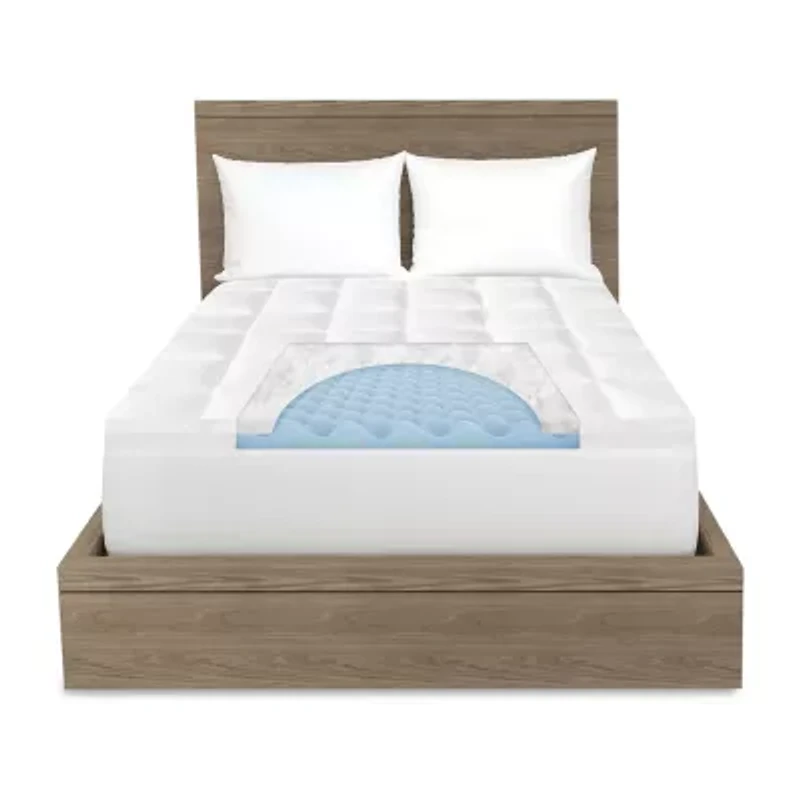 Bodipedic™ Home 4 Inch Hybrid Memory Foam and Fiber Topper