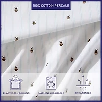 Poppy & Fritz Cotton Peracle Printed Sheet Set