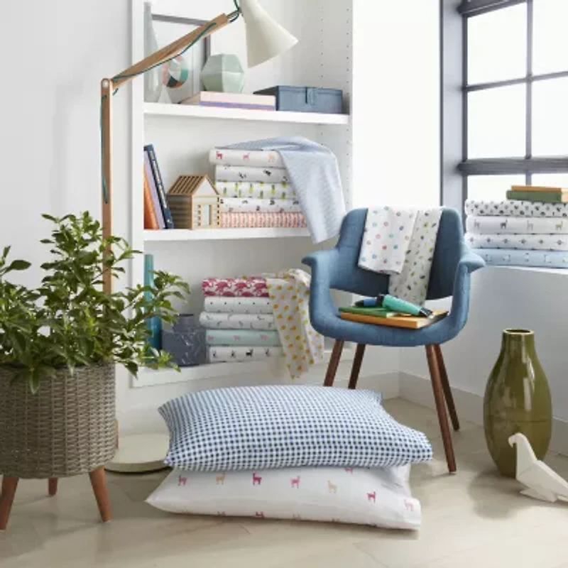 Poppy & Fritz Cotton Peracle Printed Sheet Set