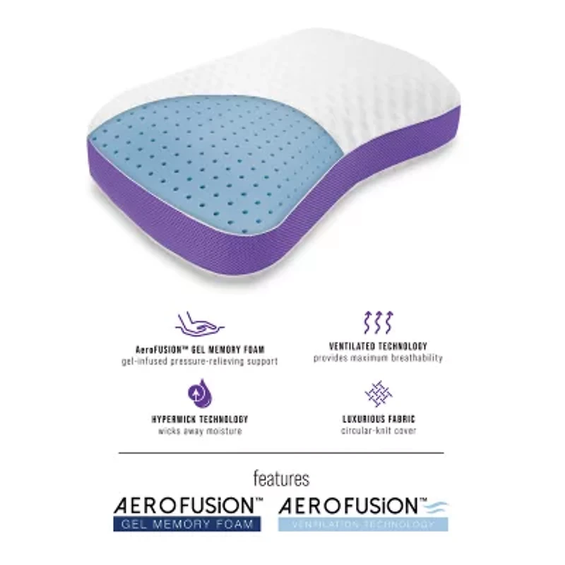 Bodipedic™ Home Side and Back Contour Memory Foam Pillow