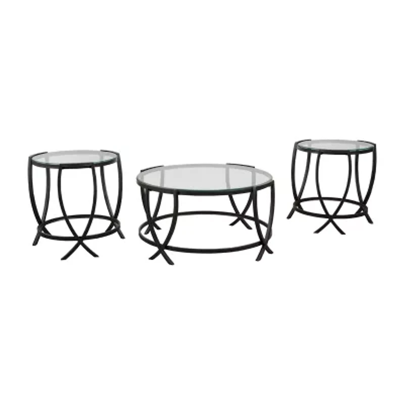Signature Design by Ashley® Tarrin Living Room Collection Coffee Table Set
