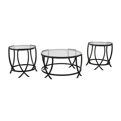Signature Design by Ashley® Tarrin Living Room Collection Coffee Table Set