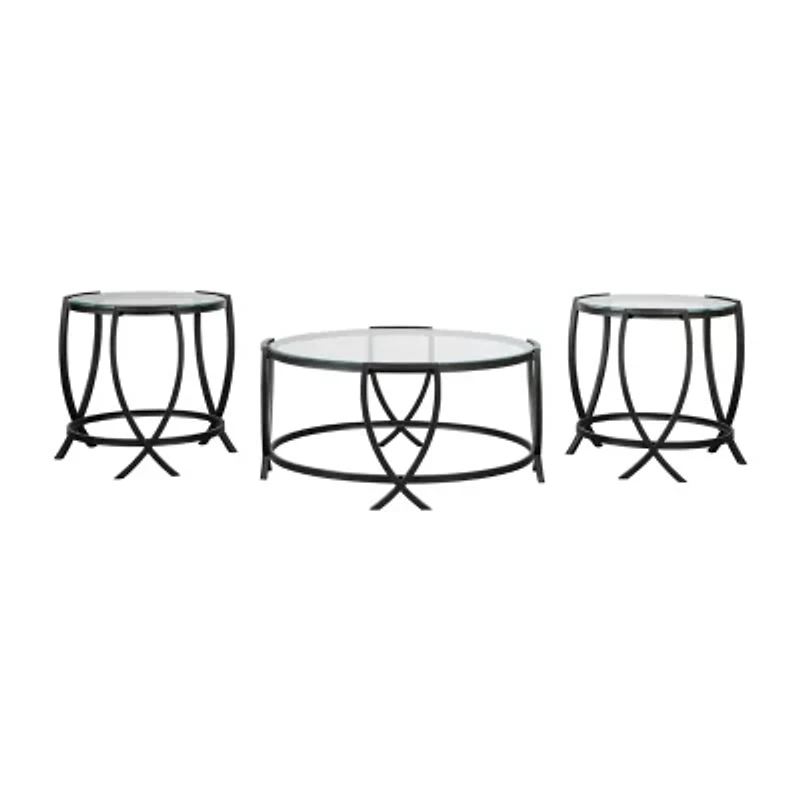 Signature Design by Ashley® Tarrin Living Room Collection Coffee Table Set