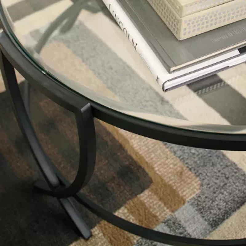 Signature Design by Ashley® Tarrin Living Room Collection Coffee Table Set