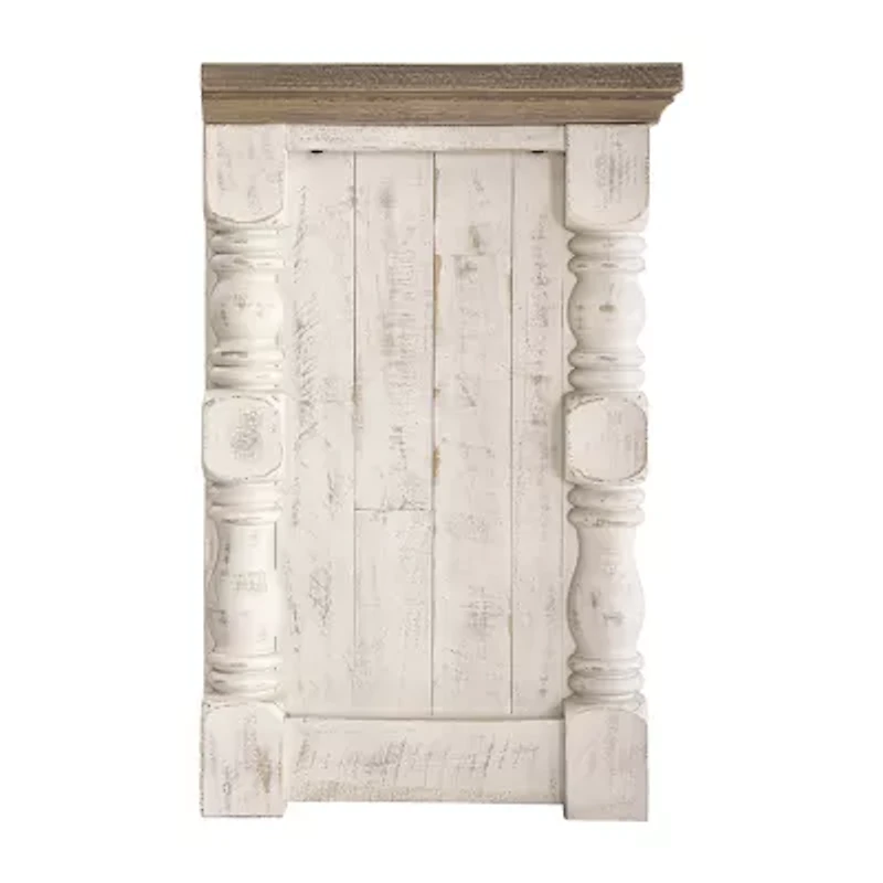 Signature Design by Ashley® Havalance Antique White/Brown Extra Large Tv Stand TV Stand