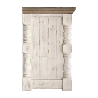 Signature Design by Ashley® Havalance Antique White/Brown Extra Large Tv Stand TV Stand