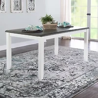 Janisse Rectangular Wood-Top Dining Table