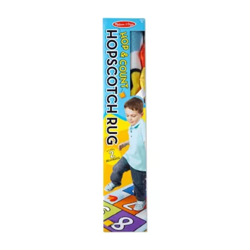 Melissa & Doug Hop & Count Hopscotch Rug Interactive Toy