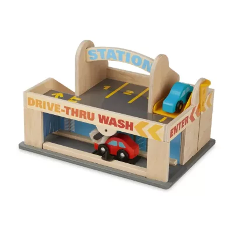 Melissa & Doug Service Station Parking Garage Interactive Toy