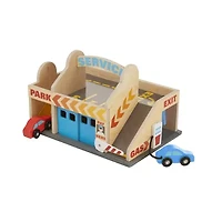 Melissa & Doug Service Station Parking Garage Interactive Toy