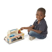 Melissa & Doug Service Station Parking Garage Interactive Toy