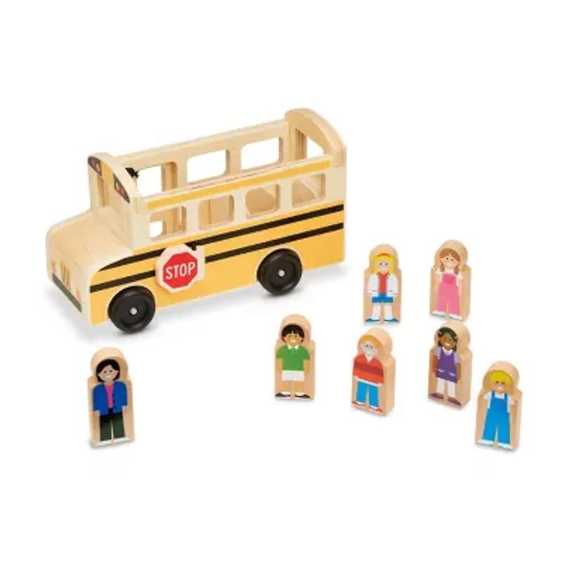Melissa & Doug School Bus 8-pc. Toy Playset