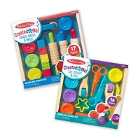 Melissa & Doug Clay Activity Bundles - Shape,Model, Mold, Cut, Sculpt & Stamp