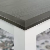 Janisse Rectangular Wood-Top Dining Table