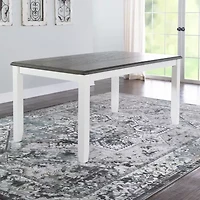 Janisse Rectangular Wood-Top Dining Table
