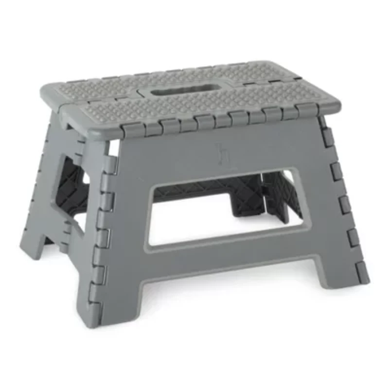 Home Expressions White Plastic Folding Step Stool