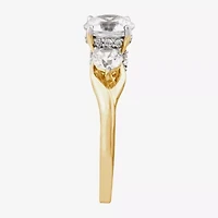 Love Lives Forever (G / Si1-Si2) Womens 2 CT. T.W. Lab Grown White Diamond 10K Gold Round 3-Stone Engagement Ring