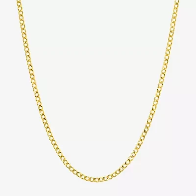 Made in Italy Girls 14K Gold 13 Inch Curb Chain Necklace