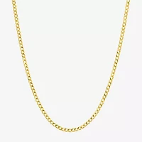 Made in Italy Girls 14K Gold Inch Curb Chain Necklace