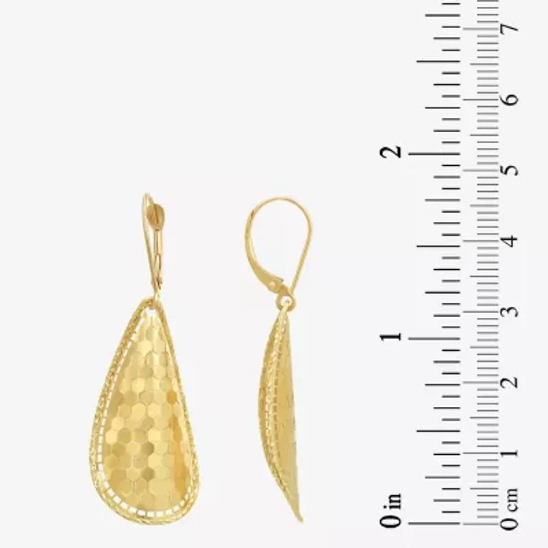 Womens 14K Gold Drop Earrings