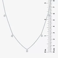 Diamond Addiction (G-H / Si2-I1) Womens 1/10 CT. T.W. Lab Grown White Diamond Sterling Silver 18 Inch Pendant Necklace
