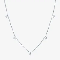 Diamond Addiction (G-H / Si2-I1) Womens 1/10 CT. T.W. Lab Grown White Sterling Silver 18 Inch Pendant Necklace
