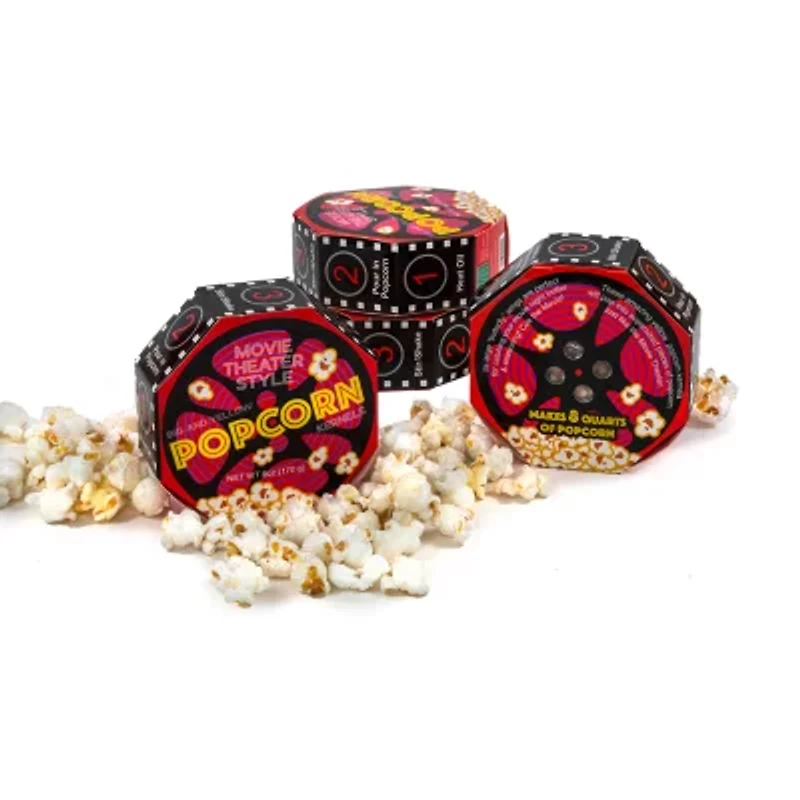 Wabash Valley Farms Cinematic Crunch Collection: Movie Reel Popcorn Gift Set