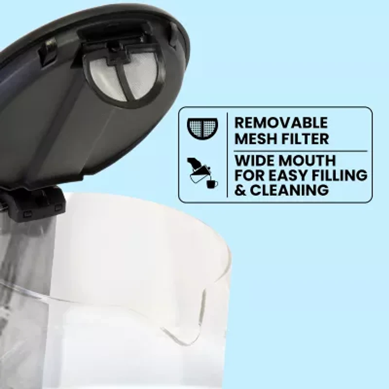 Total Chef Cordless Electric Glass Kettle with LED