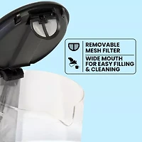 Total Chef Cordless Electric Glass Kettle with LED