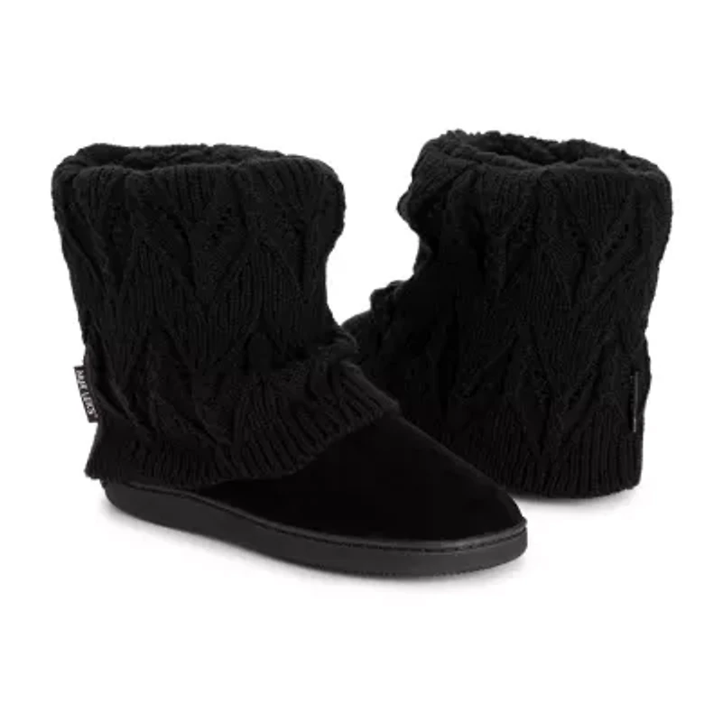 Muk Luks Womens Bootie Slippers