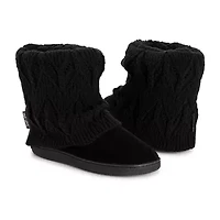 Muk Luks Womens Bootie Slippers