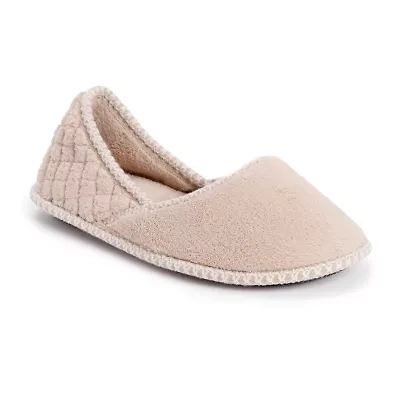 Muk Luks Beverly Womens Memory Foam Slip-On Slippers