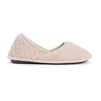 Muk Luks Beverly Womens Memory Foam Slip-On Slippers